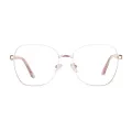 Boogie - Square Pink Glasses for Women