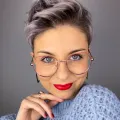 Elsa - Geometric Pink/Blue Glasses for Women