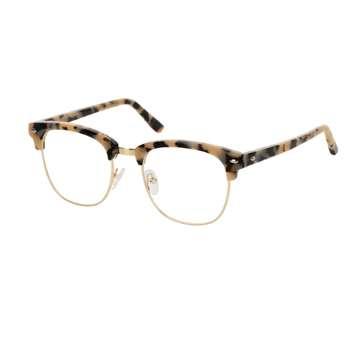Floyd - Browline Tortoiseshell Glasses for Men & Women - EFE