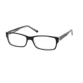 Boston - Rectangle Black Glasses for Men & Women