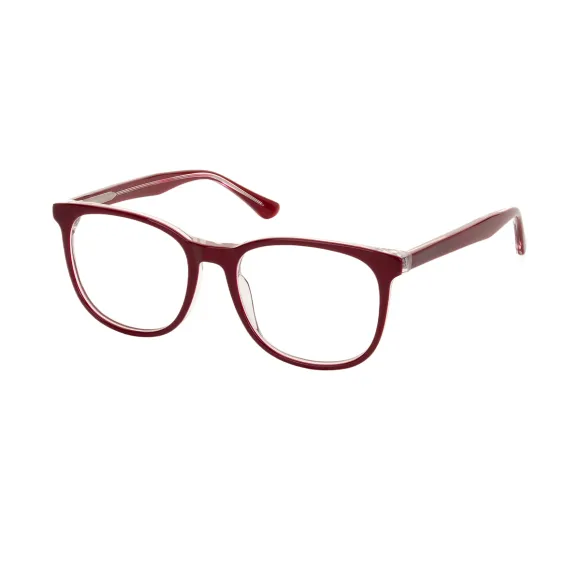 square red eyeglasses