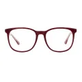 Nabi - Square Red Glasses for Men & Women
