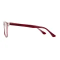 Nabi - Square Red Glasses for Men & Women