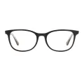 Ring - Oval Black Glasses for Men & Women