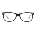 Ken - Rectangle Gray Glasses for Men & Women