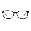 November - Rectangle Blue Glasses for Men