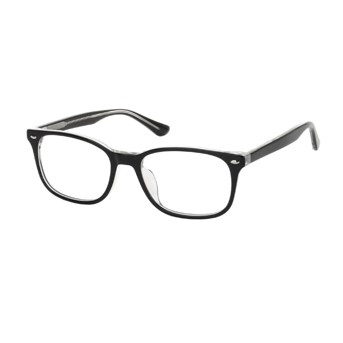 November - Rectangle Gray Glasses for Men