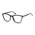 Darian - Square Black Glasses for Men & Women