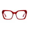 Autumn - Square Red Glasses for Women
