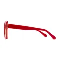 Autumn - Square Red Glasses for Women