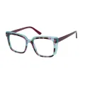 Balfore - Square Tortoiseshell-Purple Glasses for Women