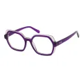 Zelenko - Square Purple Glasses for Women