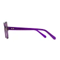 Zelenko - Square Purple Glasses for Women
