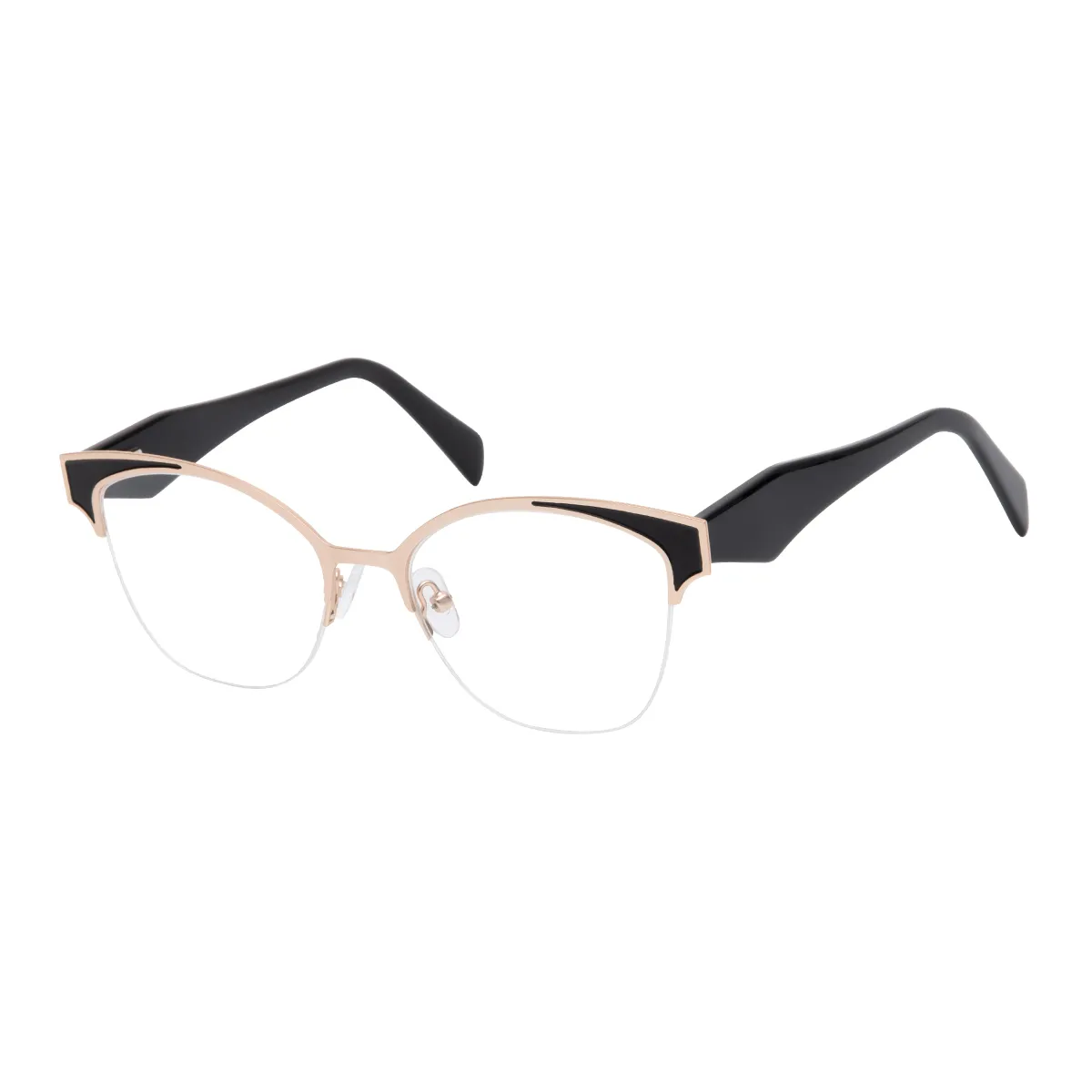 Carlie - Cat-eye Black Glasses for Women