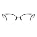 Carlie - Cat-eye Tortoiseshell Glasses for Women