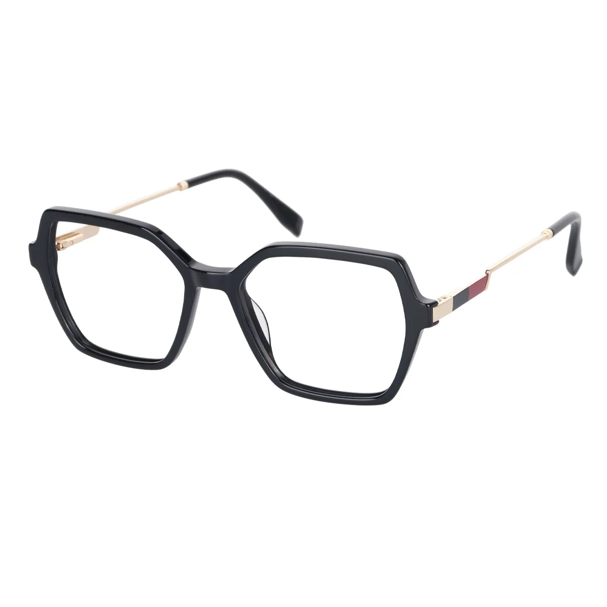 Natasha - Geometric Black Glasses for Women