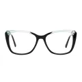 Reese - Square Black Glasses for Women