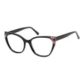 Joelle - Cat-eye Black Glasses for Women