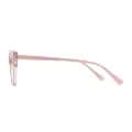 Brooke - Square Pink Glasses for Women