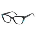 Kael - Cat-eye Black Glasses for Women
