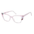 Kael - Cat-eye Pink Glasses for Women