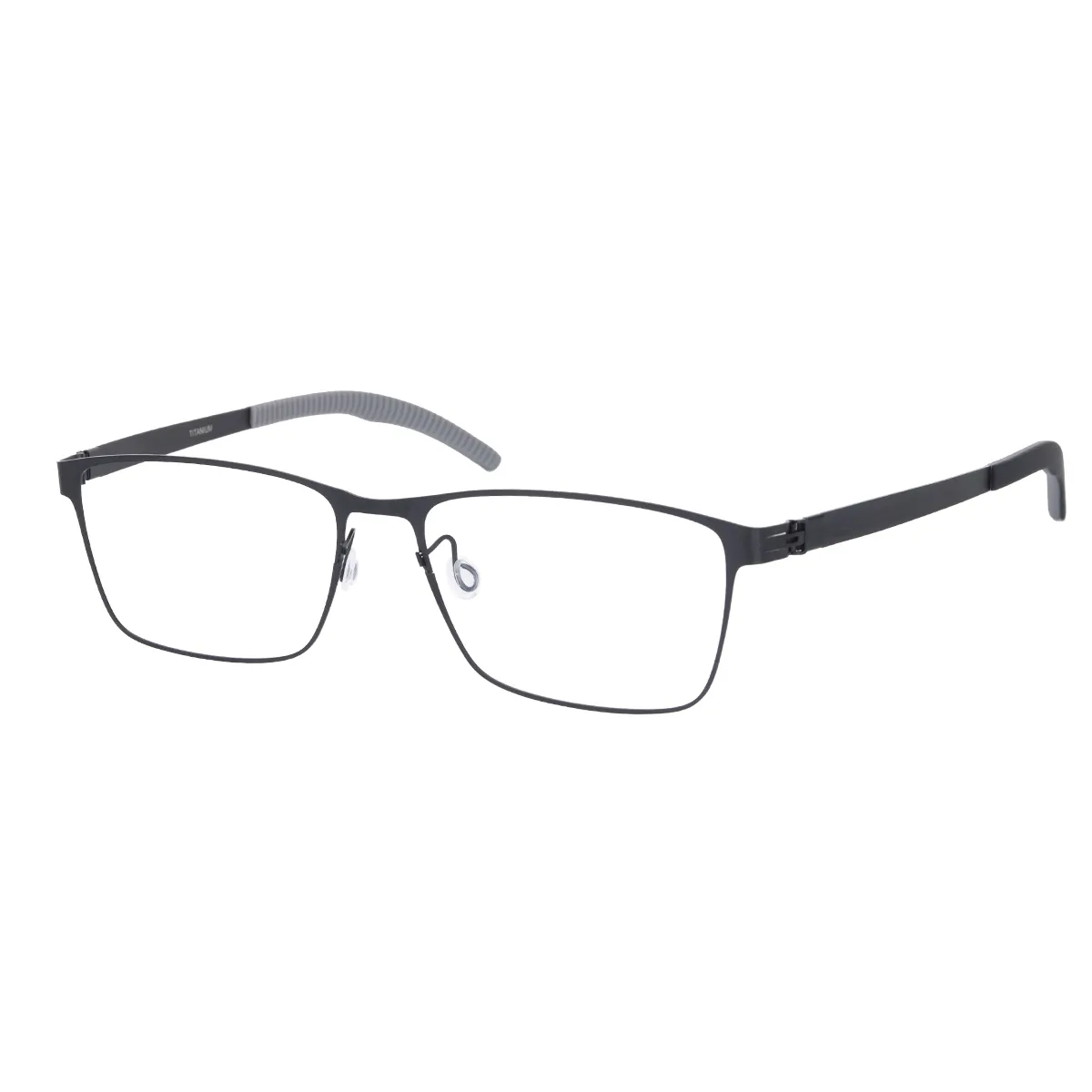 Howard - Square Black Glasses for Men - EFE