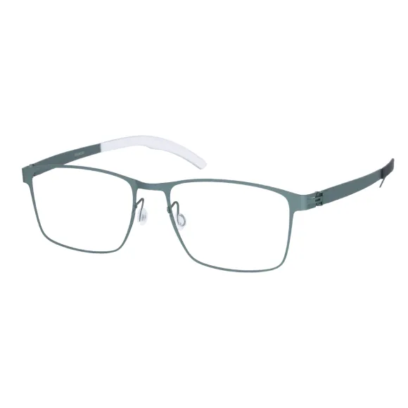 square green eyeglasses
