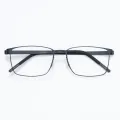 Charlie - Rectangle Black Glasses for Men