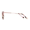 Henry - Cat-eye Pink-Tortoiseshell-Gold Glasses for Women
