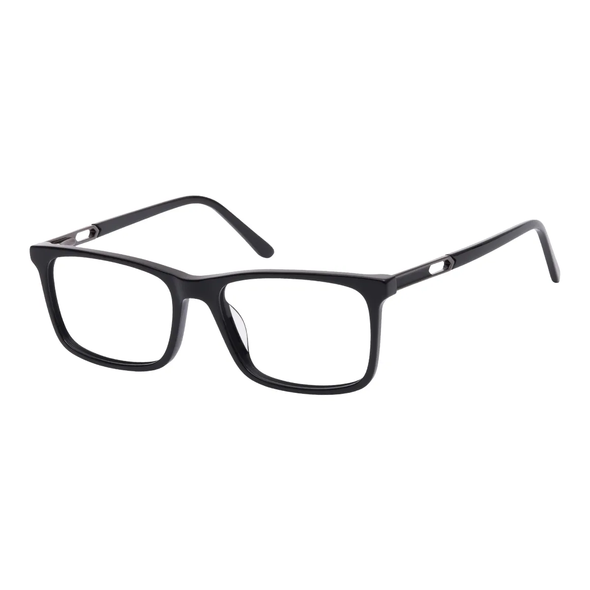 Jocab - Rectangle Black Glasses for Men & Women