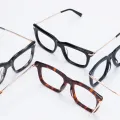 Bing - Square Black Glasses for Men & Women