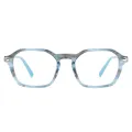 Dua - Geometric Multicolor-Blue Glasses for Women