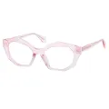 Betina - Geometric Pink Glasses for Women