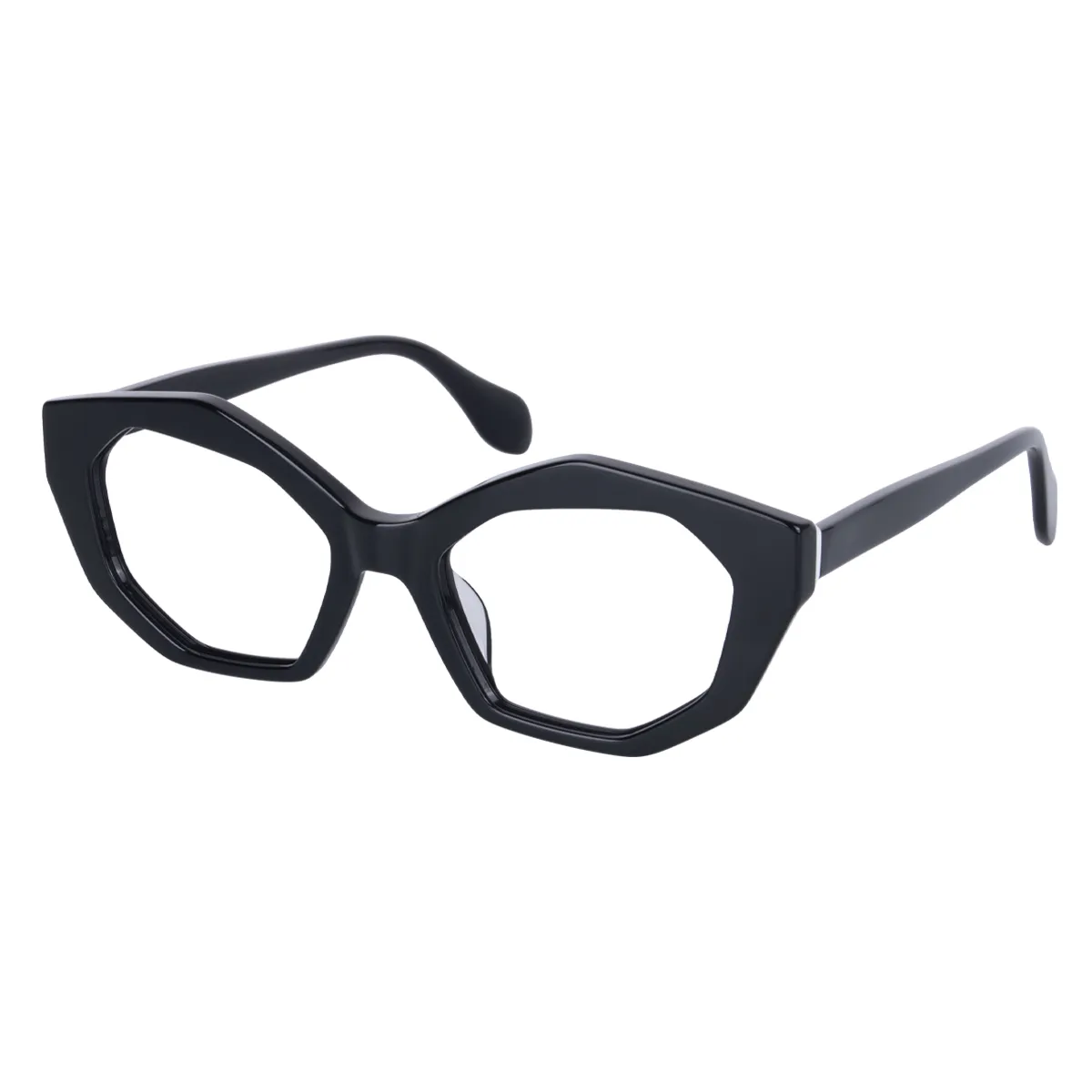 Betina - Geometric Black Glasses for Women
