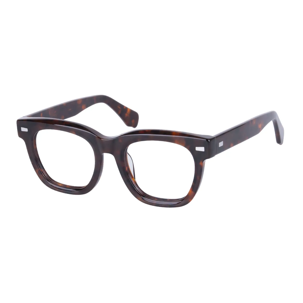 Morty - Square Tortoiseshell Glasses for Men & Women - EFE
