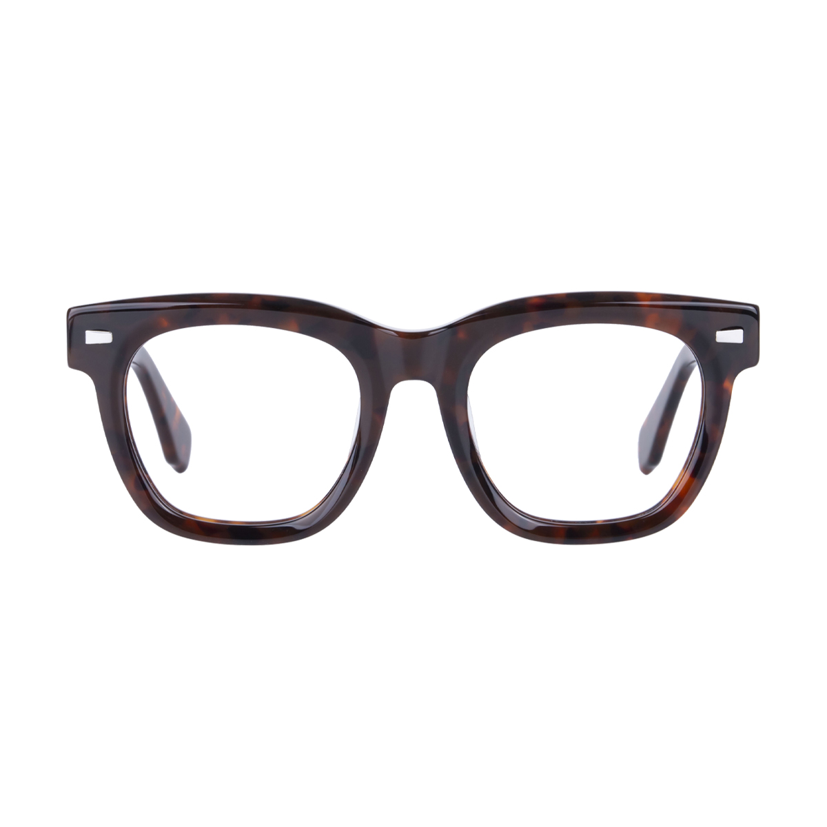 Morty - Square Tortoiseshell Glasses for Men & Women - EFE