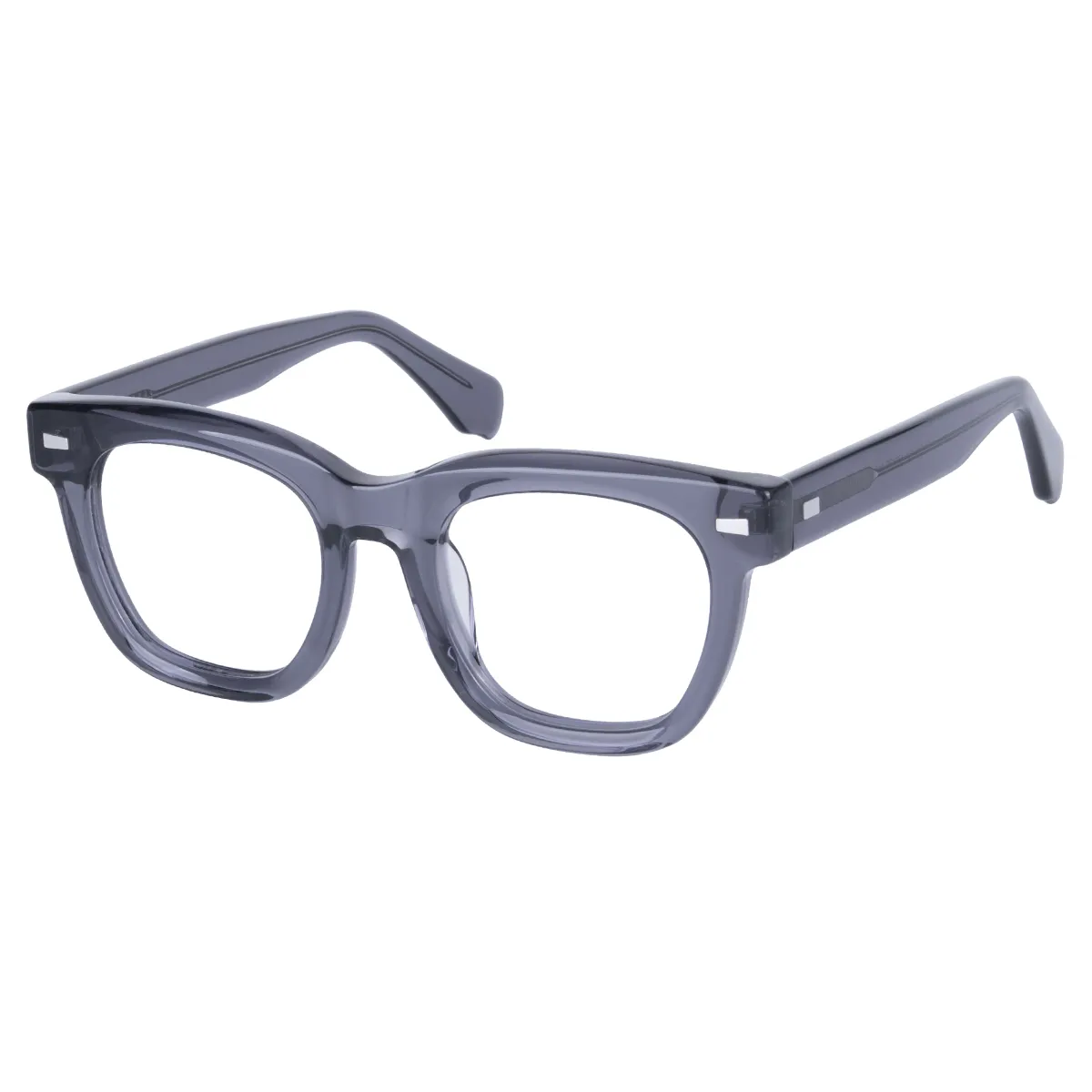 Morty - Square Gray Glasses for Women