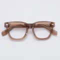 Morty - Square Brown Glasses for Men & Women