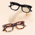 Feb - Square Black Glasses for Men & Women