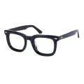 Feb - Square Black Glasses for Men & Women