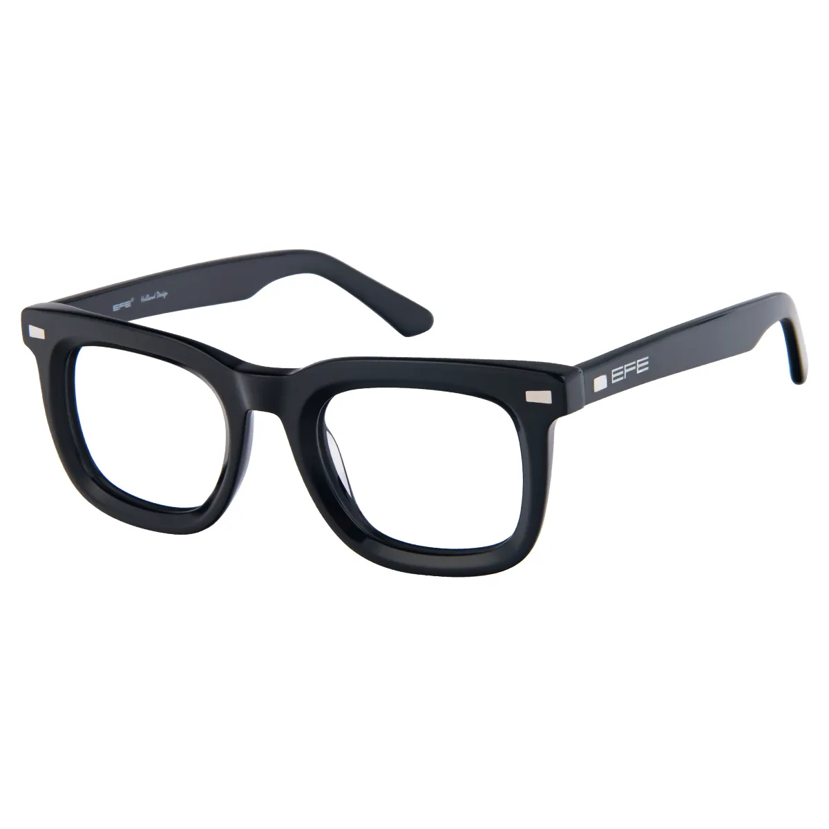 Feb - Square Black Glasses for Men & Women