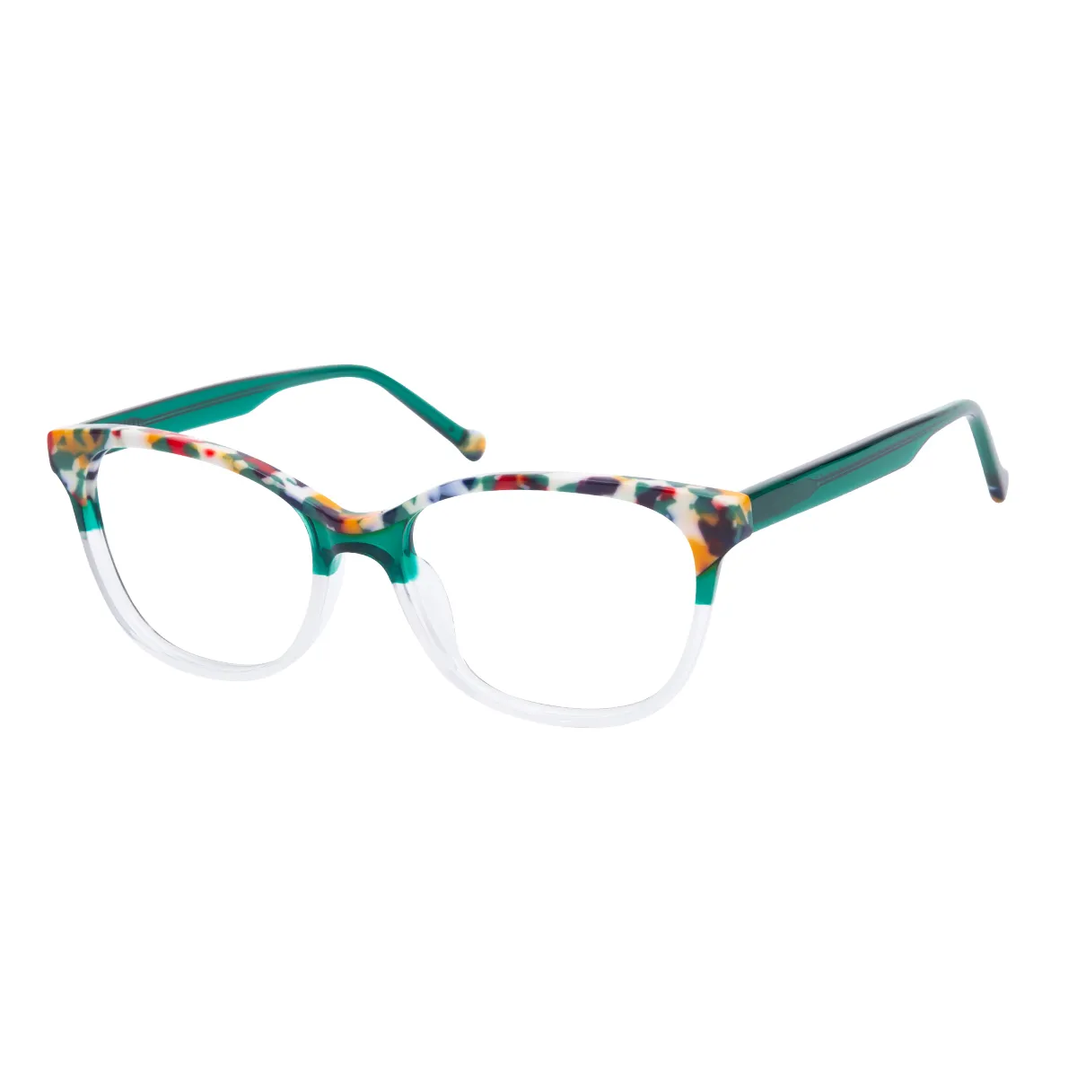 Lyric - Oval Green Glasses for Women