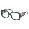 Blues - Square Green-tortoiseshell Glasses for Women