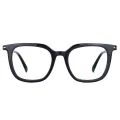 Max - Square Black Glasses for Men & Women
