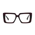 Figueroa - Square Brown Glasses for Women