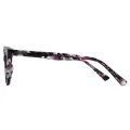 Karry - Cat-eye Purple-Tortoiseshell Glasses for Women