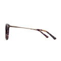Malinski - Round Brown Glasses for Women