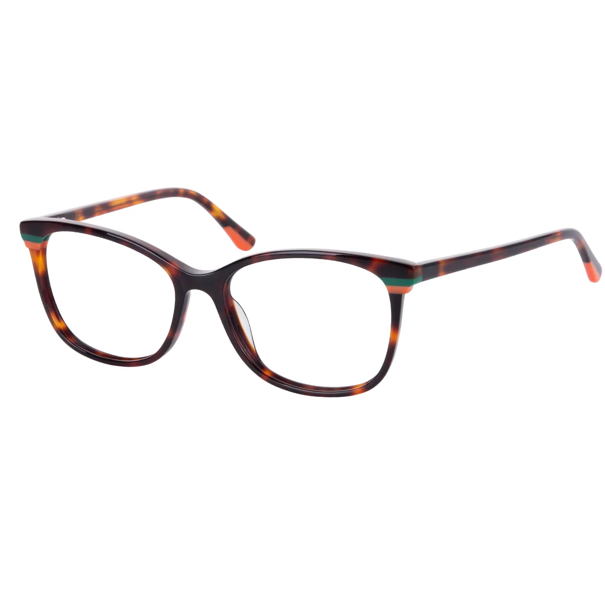 Abel - Rectangle Tortoiseshell Glasses for Women