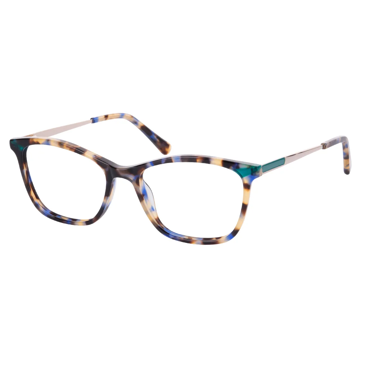 Abel - Square Multicolor Glasses for Women