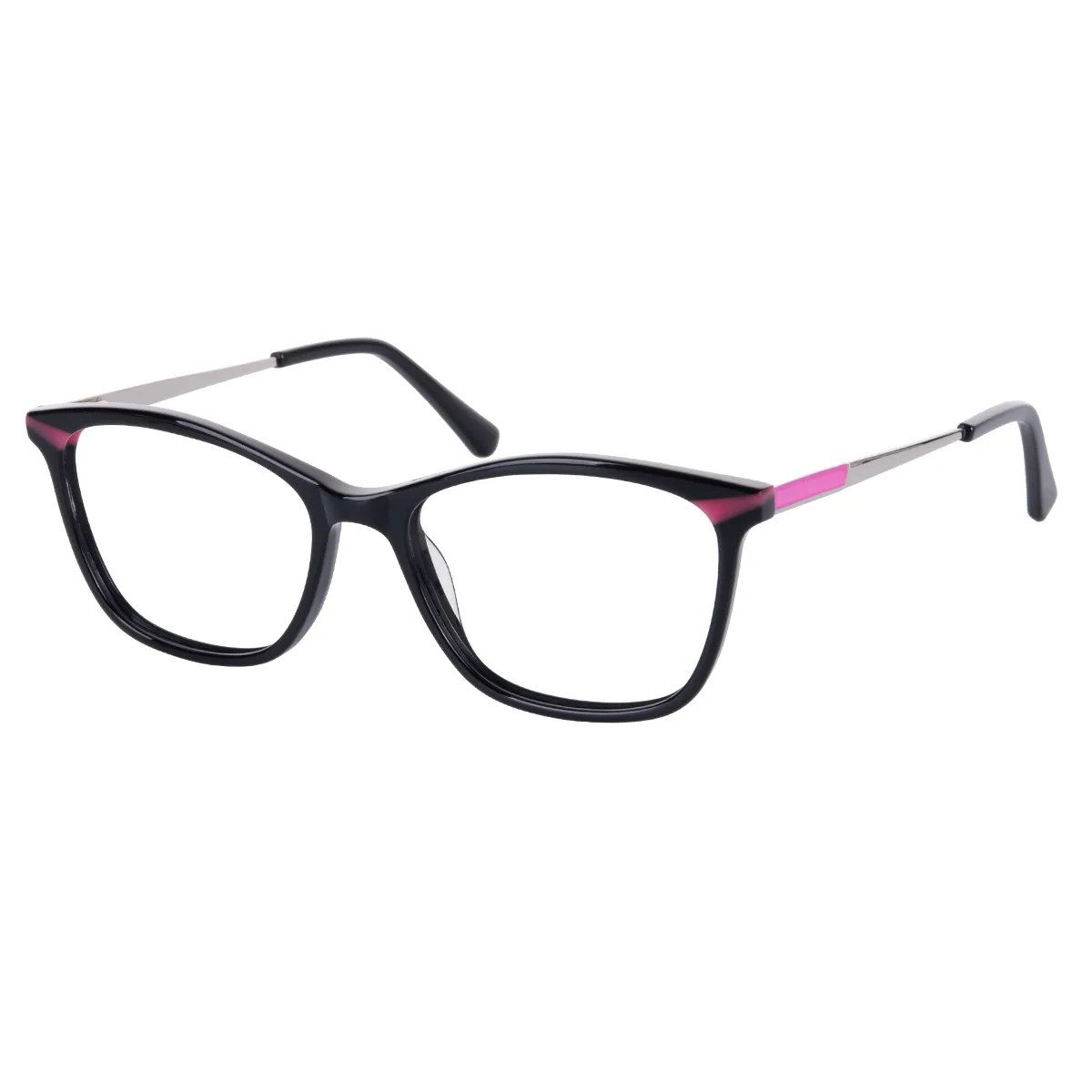Abel - Rectangle Black Glasses for Women
